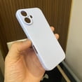 thumbnail image 4 of Original Square Liquid Silicone Phone Case for iPhone 16 Plus 16 Pro Max Full Protector Soft Cover Cases WHITE For iPhone 16 Plus, 4 of 5