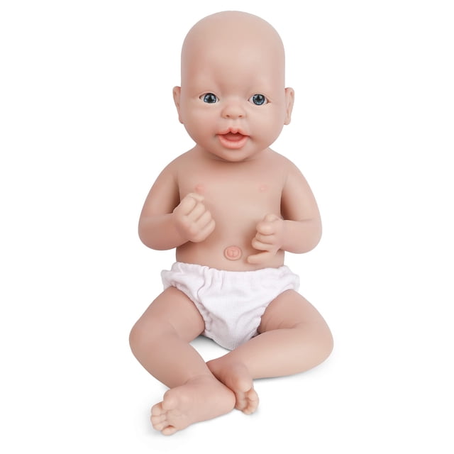 Muñeca de silicona Vollence, 35 cm, cuerpo completo, realista, niño