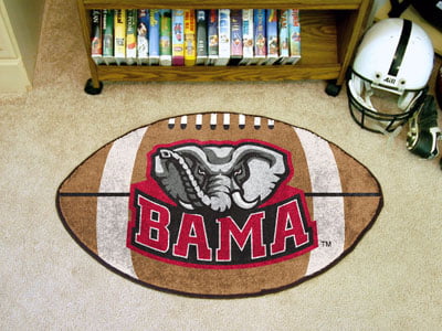 FANMATS Alabama Sports Team Logo Starter Rug 19x30