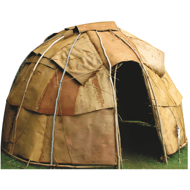 Indigenous Wigwam Shelter Cardboard Cutout Standee Standup