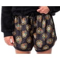thumbnail image 4 of Harry Potter Womens' Hogwarts Crest Sweater and Shorts Sleep Pajama Set, 4 of 8