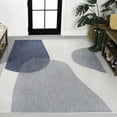 thumbnail image 3 of JONATHAN Y TUSCAN SUN 3 x 5 Area Rug, Zia Geometric Organic Shapes - Cream/Navy, TSN306B-3, 3 of 6