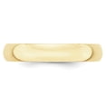 thumbnail image 2 of 10K Yellow Gold 4mm Light Weight Half Round Band Ring Size 10, 2 of 7