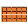 thumbnail image 2 of Wood Designs 14509PP 20 Tray Storage with Purple Trays, 2 of 2