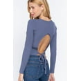 thumbnail image 4 of Long Slv Open Back Sweater Top M, 4 of 4