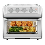 Chefman Air Fryer + Toaster Oven Combo, 7-in-1 Countertop Convection, 20 Qt Capacity - Stainless Steel, New