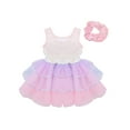 thumbnail image 4 of Moggemol Girls Ballet Dress for Ballerina Tutu Outfits Bownot Skirted Leotard Swan Lake Dancer Costume Pink 12, 4 of 7