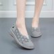 thumbnail image 4 of Zapatos planos de mujer de moda Zapatos de tacón de cuña huecos Zapatos individuales de gran tamaño informales Wmkox8yii sa503, 4 of 8