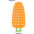 thumbnail image 4 of asddcavvf Flexible Fruit Brush Carrot Pattern Brush | Bendable Fruit Vegetable Cleaning Brush | Carrot Shape Multiple Bendable Fruit Vegetable Cleaning Brush For Food Veggies, 4 of 6