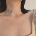thumbnail image 4 of Collier Femme Invisible Ligne de Poisson Collier Ras du Cou Pendentif Collier, 4 of 10
