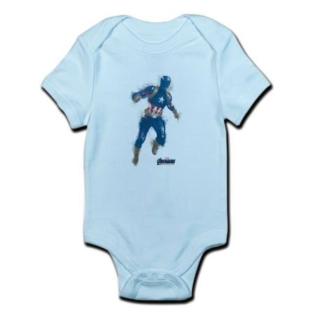 

CafePress - Captain America - Baby Light Bodysuit