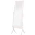 thumbnail image 1 of CoSoTower Full Length Mirror, Free Standing Full Body Mirror with Rectangular Frame, Adjustable Angle for Dressing Room, Bedroom, Living Room, White, 1 of 7