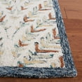 thumbnail image 4 of SAFAVIEH Capri Proinsias Leaves Wool Area Rug, Ivory/Green, 3' x 5', 4 of 9