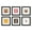 Black Framed Version, variant on Gallery Pops Minecraft - Iconic Pixels Village Wall Art Bundle (6-Pack)