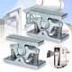 thumbnail image 1 of 2 Piezas Bloque de Puerta para Caravana, Tope de Puerta de Aleación de Zinc, Accesorios para Caravana y Autocaravana, Bloque de Puerta con Resorte para Jardín, Casa Móvil, Dormitorio, Sala de Estar,, 1 of 5