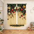 thumbnail image 6 of Christmas Blackout Curtains, 2 Panel Holiday Window Curtain Set, Light Blocking Window Drapes, Seasonal Home Window Decor, 23.6x59 inch, 6 of 6