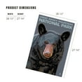 thumbnail image 2 of Lantern Press 1000 Piece Jigsaw Puzzle, Great Smoky Mountains National Park, TN, Black Bear Up Close, 2 of 5