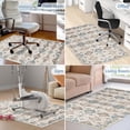 thumbnail image 7 of Aonewoe Office Chair Mat for Hardwood Floor Carpet, 48"X60" Desk Mat for Chair, Non Slip Computer Chair Mat, Floor Mat Office Rugs for Rolling Chairs Hardwood Floors, Boho Blue, 7 of 7