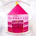 thumbnail image 3 of Tienda de campaña para niños, casa de juegos de princesas, casa de juegos para niños pequeños, castillo rosa para niños, niñas, niños, bebés, juguetes para interiores y exteriores BANYUO Hogar, 3 of 6