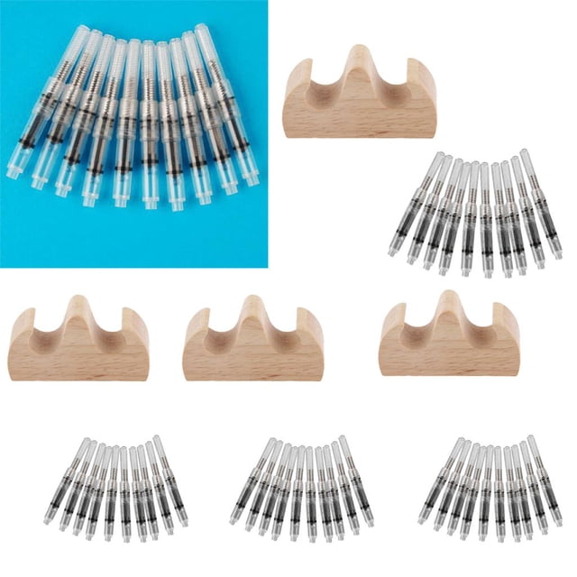 de 44 Kits de Caligrafía, Pintura de Escritura para Práctica de Dibujo (4 Piezas de Soporte de de Tinta de , 40 Piezas de Esti