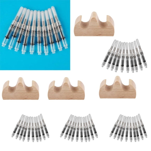 de 44 Kits de Caligrafía, Pintura de Escritura para Práctica de Dibujo (4 Piezas de Soporte de de Tinta de , 40 Piezas de Esti