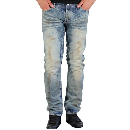 Jordan Craig - Men's Slim Fit Wrinkle Wash Raphael Jeans from Jordan ...