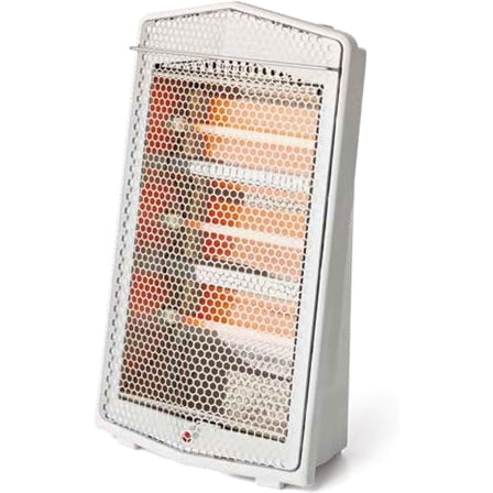 Room heater1500W Ultra Quiet Quartz Radiant Heater, White