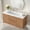 42''-Wood, variant on 42 inch Bathroom Vanity with Sink Combo, Floating Single Sink Bathroom Vanities with SMC Resin Top, MDF Cabinet with Solid Wood Frame, Wall-Mounted Vanities for Small Bathrooms (42''-Wood)