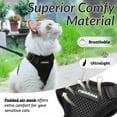 thumbnail image 3 of Cat Harness and Leash for Walking, Escape Proof Soft Adjustable Vest Harnesses for Cats, Easy Control Breathable Reflective Strips Jacket, Black, S, 3 of 8