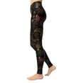 thumbnail image 5 of Leggings For Women Fashion Yoga Running Leggings Elastic Fitness High Waist Print Pants, 5 of 8
