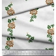 thumbnail image 3 of Soimoi Cotton Voile Fabric Leaves & Floral Block Print Fabric by Yard 56 Inch Wide, 3 of 3