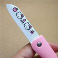 thumbnail image 3 of Sanrio-cuchillo plegable de Hello Kitty para fruta, cuchillo de cerámica Kawaii, portátil, Mini exquisito, pelador de viaje para el hogar, cuchillo de comida, 3 of 4