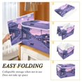 thumbnail image 2 of Yayeee Collapsible Cube Storage Bin with Lid Fabric Closet Decorative Basket with Handles, Black Cat Walking, 2 of 7