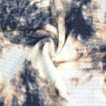 thumbnail image 3 of Peach Charcoal 60" Wide-Printed Waffle Non-Brushed Poly Spandex Stretch Fabric by The Yard for Apparel, Accessories, Headband, Home Decor, School, and DIY Projects., 3 of 3