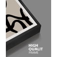thumbnail image 5 of SHENIFY Black Lines Abstract Wall Art 16x24in3pcs Black Framed Ink Wash Minimalist Canvas Painting Artwork, 5 of 5