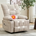 thumbnail image 2 of EastVita Power Lift Recliner Chair - Electric Massage & Heat Recliner with 45° Assist Stand, Swivel Rocker with Cup Holders, 2 of 8