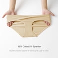 thumbnail image 6 of HBlife 6 Pack Womens Cotton Maternity Underwear,Healthy Maternity Pregnancy Panties Postpartum Mother Under Bump Underwear, 6 of 7