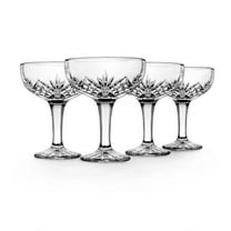 Dublin Crystal Champagne Coupe Glass 6oz, Set of 4