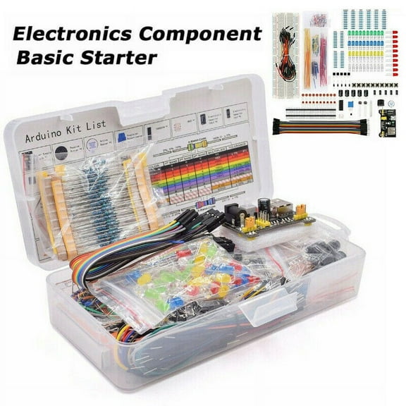 GLFILL 830 Breadboard Cable Resistor Electronic Component Starter Kit For Arduino