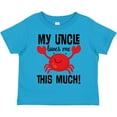 thumbnail image 3 of Inktastic Uncle Loves Me Childs Crab Boys or Girls Toddler T-Shirt, 3 of 5