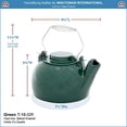 thumbnail image 2 of Minuteman T-16-GR 2.5 Quart Cast Iron Humidifying Kettle - Green, 2 of 3