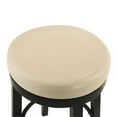 thumbnail image 3 of Carolina Classics Era Swivel 30" Bar Stool in Cream and Espresso (Set of 2), 3 of 3