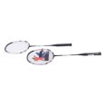 thumbnail image 4 of 2 Player Badminton Rackets Set, Carbon Aluminum Alloy Badminton Racquets Set with 2 Rackets & Storage Bag, Lightweight & Portable, for Beginners Outdoor Backyard Games, 4 of 7