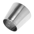 thumbnail image 1 of Reductor concéntrico de codo de escape mandrel para automóvil, adaptador de tubo de escape de 1.25"OD a 2"OD, acero inoxidable 304 tono plateado, 1 of 1