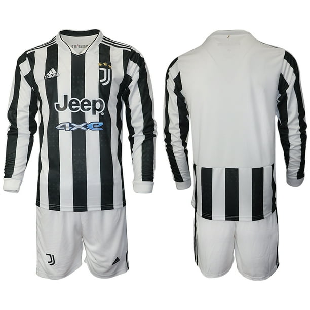 الحمضيات Men 2021-2022 Club Juventus home white Long Sleeve blank Adidas Soccer Jersey دمية سبايدر مان