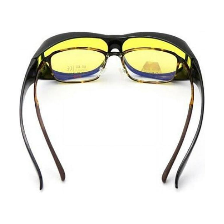 Polarized Night Vision Driving Glasses Men Glare Block Night Time Safety  Glasses