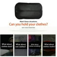 thumbnail image 6 of Garment Bag Suit Bag - for Closet Storage and Travel, Foldable, with 2 Carry Handles, Black, 1 PC, for Suits, Coats, Skirts, 6 of 6