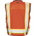 thumbnail image 4 of ML Kishigo Mens Class 2 High Visibility Professional Surveyors Vest - Orange, Small, Model Number S5001, 4 of 4
