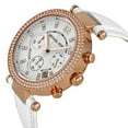 thumbnail image 3 of Michael Kors Women's Parker MK2281 White Leather Quartz Fashion Watch, 3 of 5
