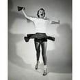 thumbnail image 2 of Teenage girl shouting with her arms outstretched Poster Print (18 x 24), 2 of 4